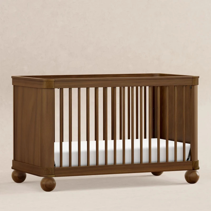 Couchette Convertible 3-en-1 Crosby - Noyer Naturel