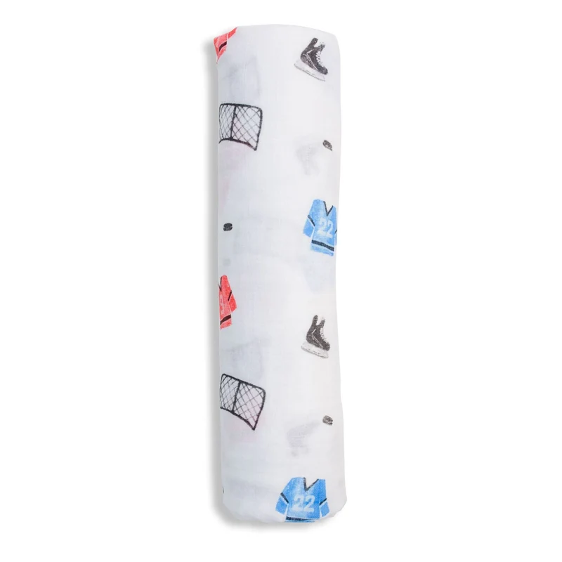 Couverture Mousseline - Hockey