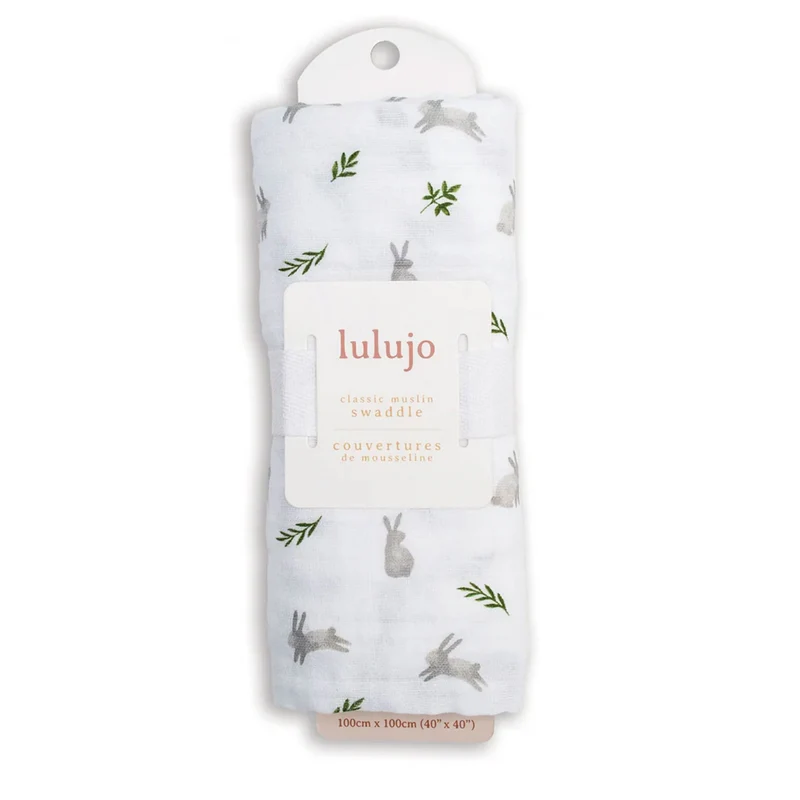 Couverture Mousseline - Lapins