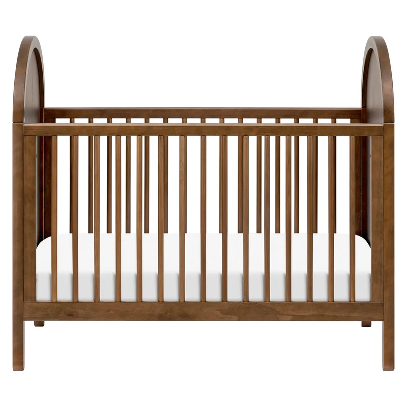 Couchette Convertible 3-en-1 Bondi avec Kit de Conversion Lit pour Tout-petit - Noyer Naturel