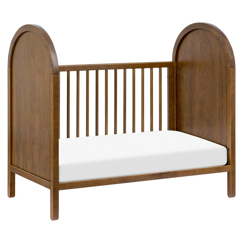 Couchette Convertible 3-en-1 Bondi avec Kit de Conversion Lit pour Tout-petit - Noyer Naturel