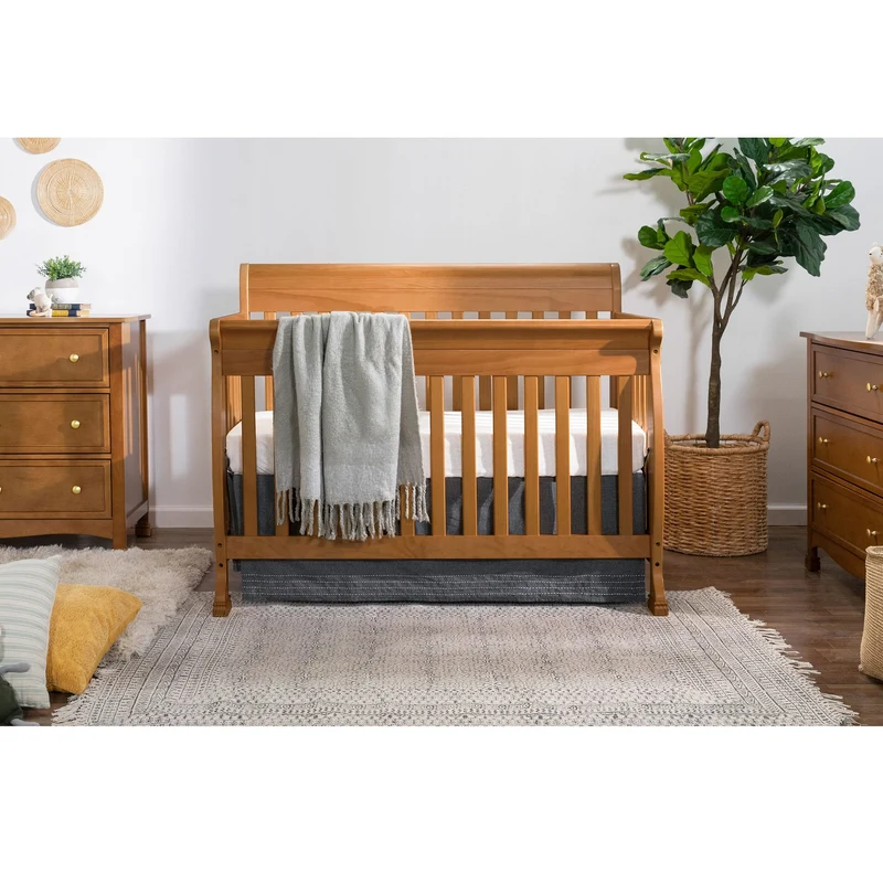 Couchette Convertible 4-en-1 Kalani - Châtaigne