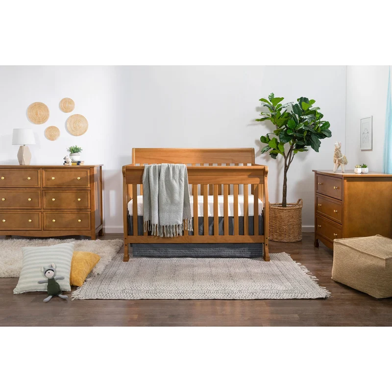Couchette Convertible 4-en-1 Kalani - Châtaigne