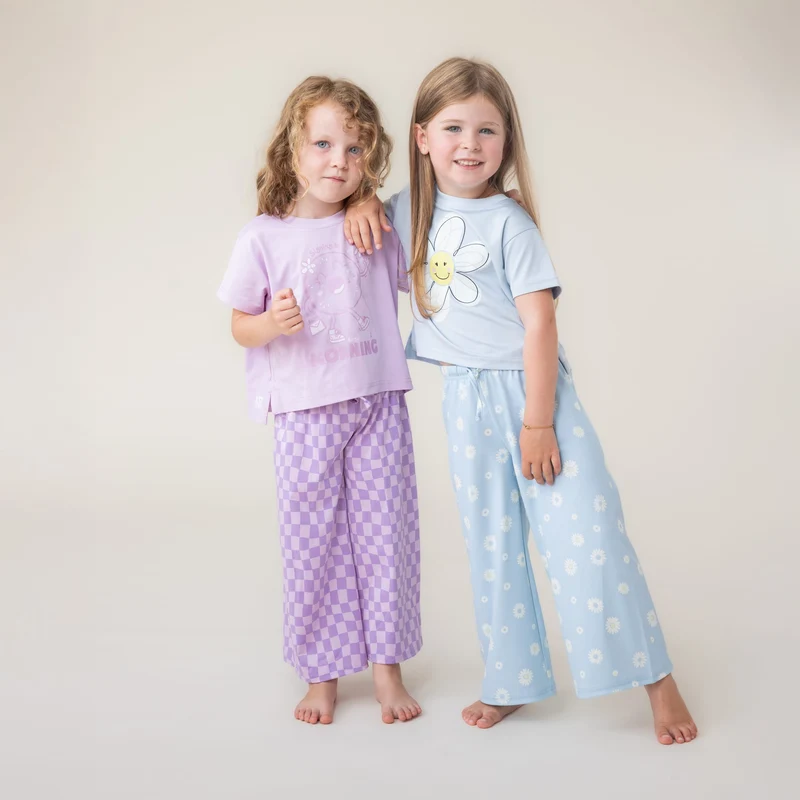 Pyjama Trois Pièces Marguerites 2-12ans