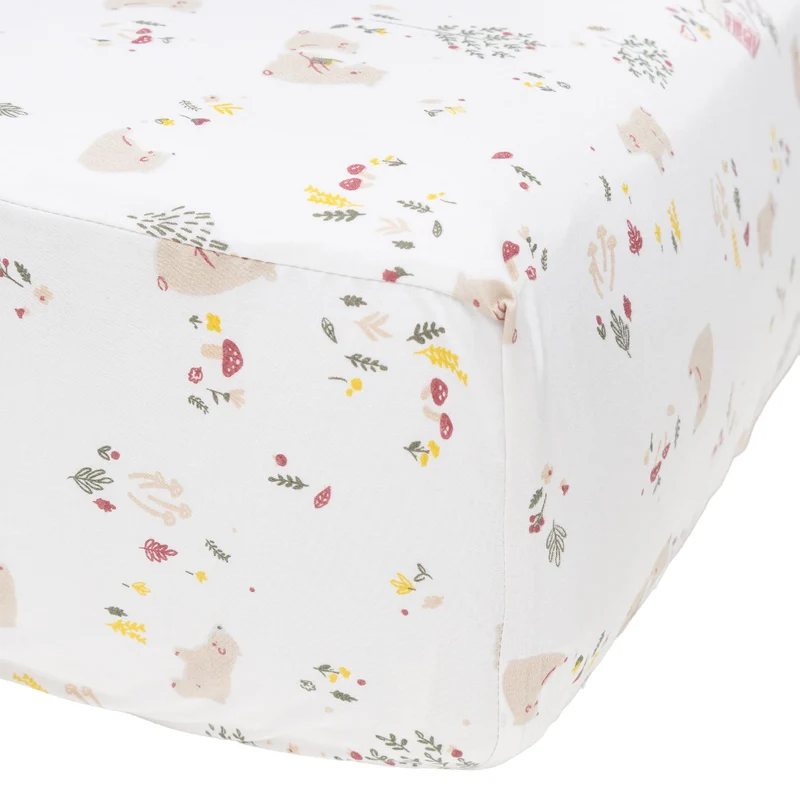 Drap Contour pour Lit de Bébé - Ours