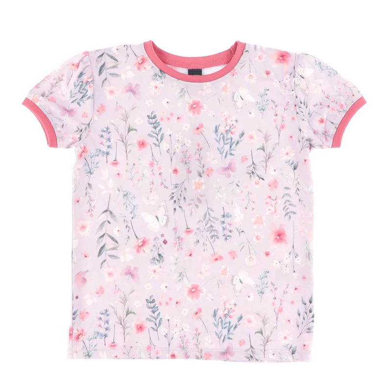 Pyjama Trois Pièces Flowers 2-12ans