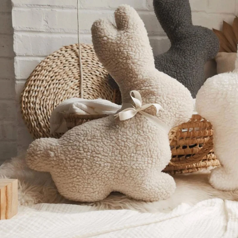 Coussin Lapin - Beige