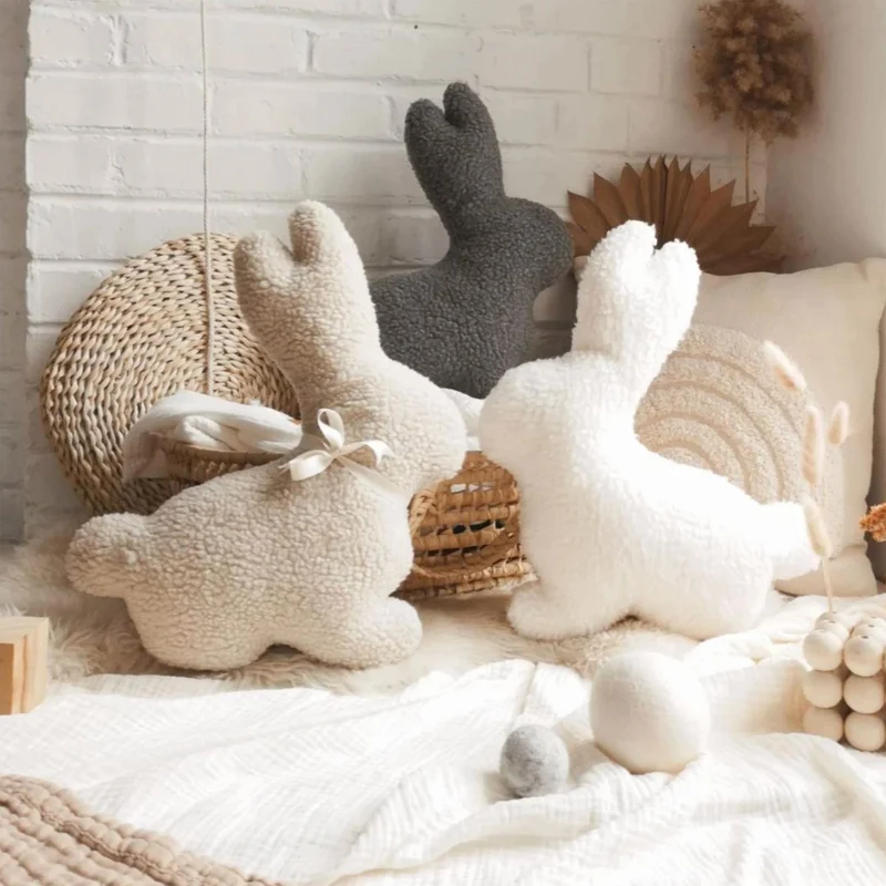 Coussin Lapin - Ivoire