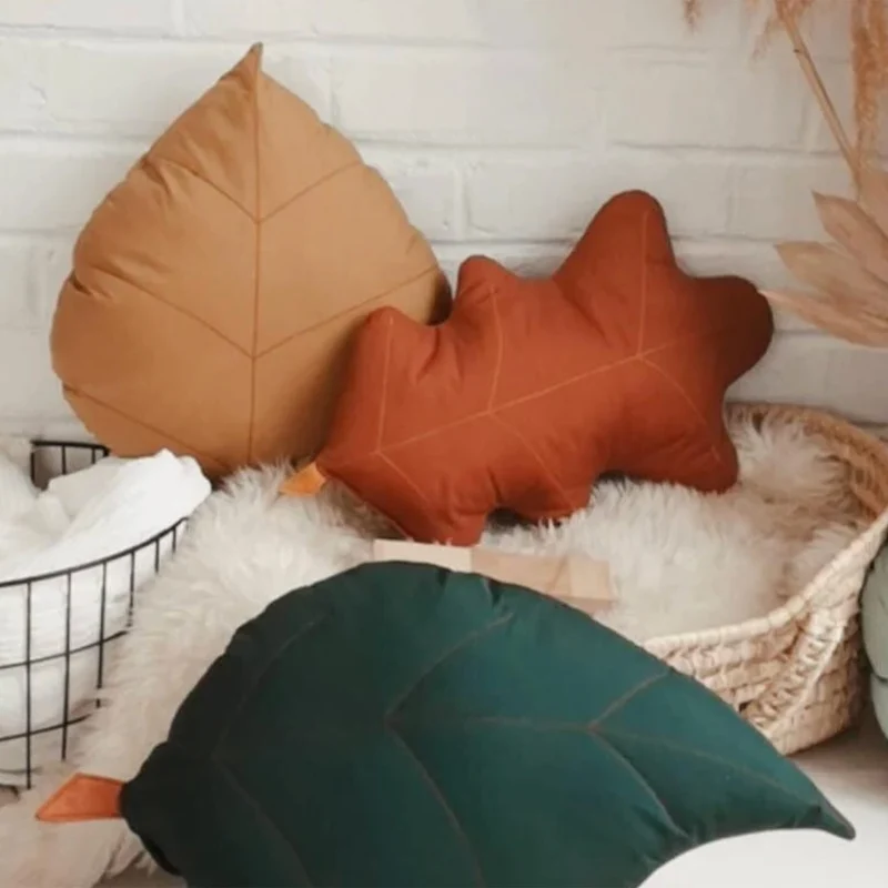 Coussin Feuille de Frêne - Vert