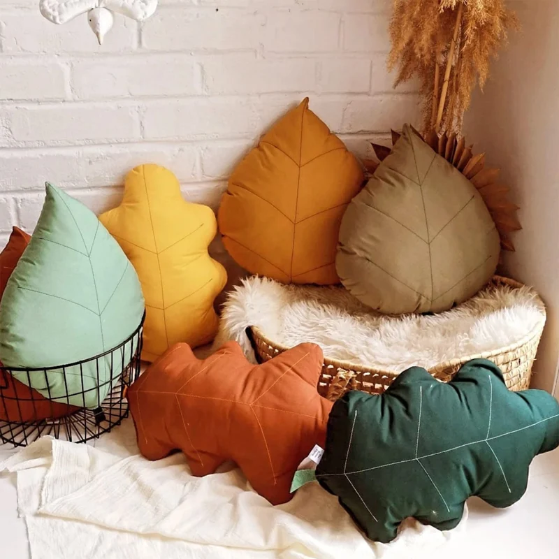Coussin Feuille de Chêne - Vert