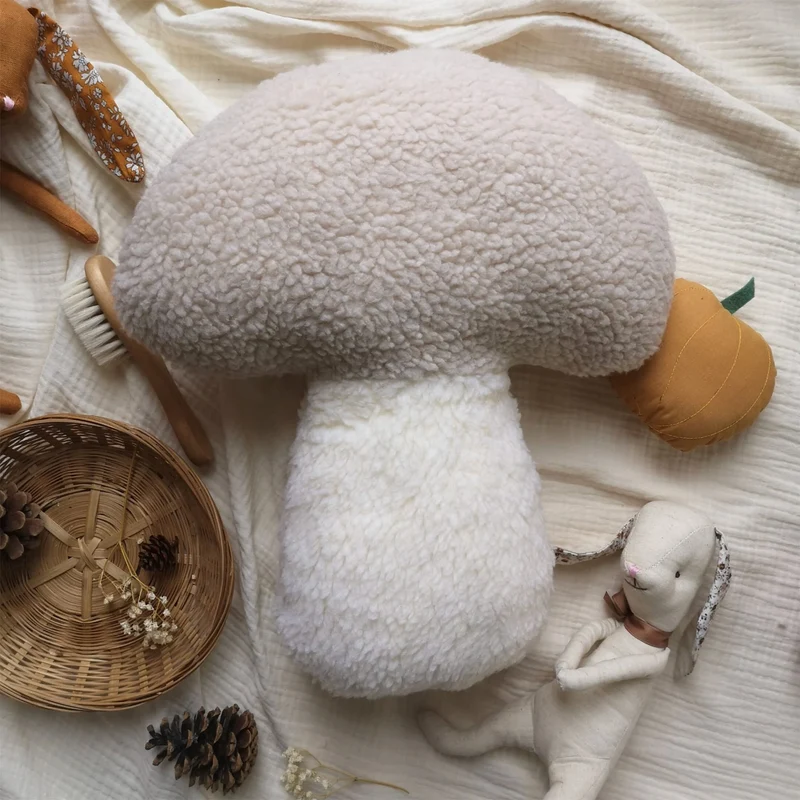 Coussin Champignon - Beige