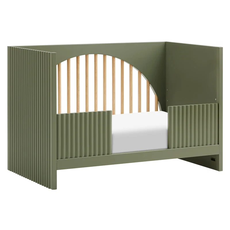 Couchette Convertible 3-en-1 Moab - Olive/Cendre