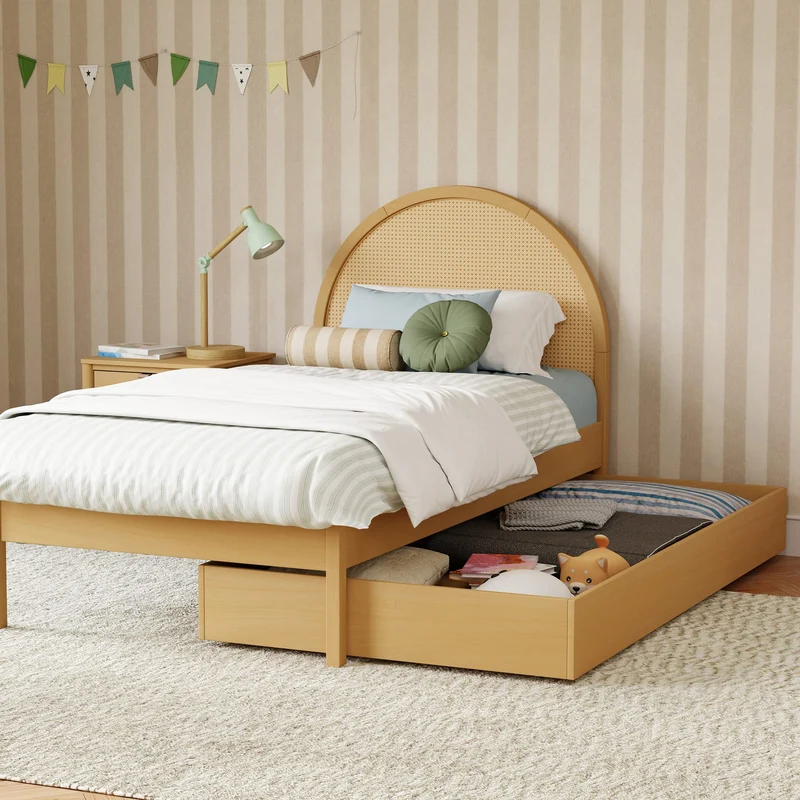 Lit gigogne simple - Miel