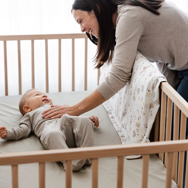 Drap Contour pour Lit de Bébé - Vert