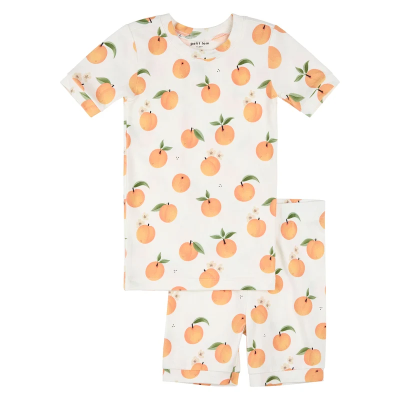 Pyjama Pêches 2-6X