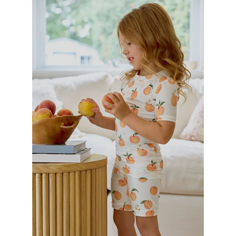 Pyjama Pêches 2-6X