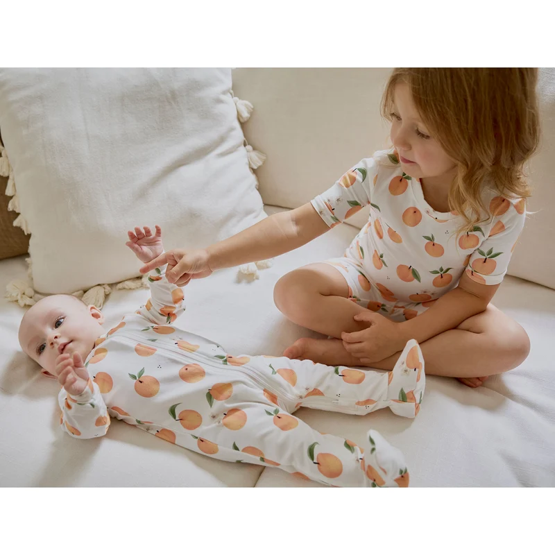 Pyjama Pêches 2-6X