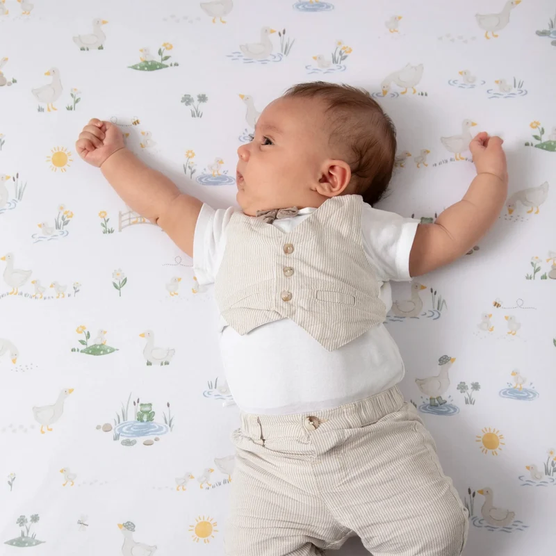 Drap Contour pour lit de Bébé - Petites Oies