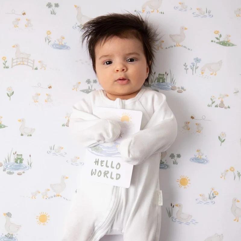 Drap Contour pour lit de Bébé - Petites Oies