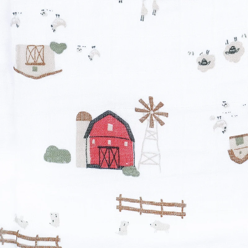 Couverture Mousseline Ferme