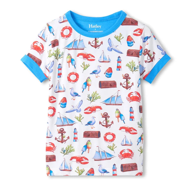 Pyjama Bambou Marin 3-10ans