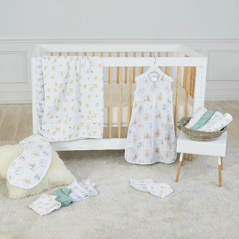 Couvertures en mousseline de coton Essentials (4)- Disney™ Winnie et ses Amis