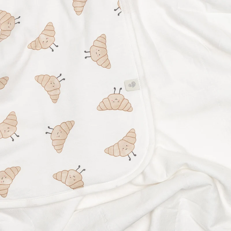 Couverture en Bambou - Croissants