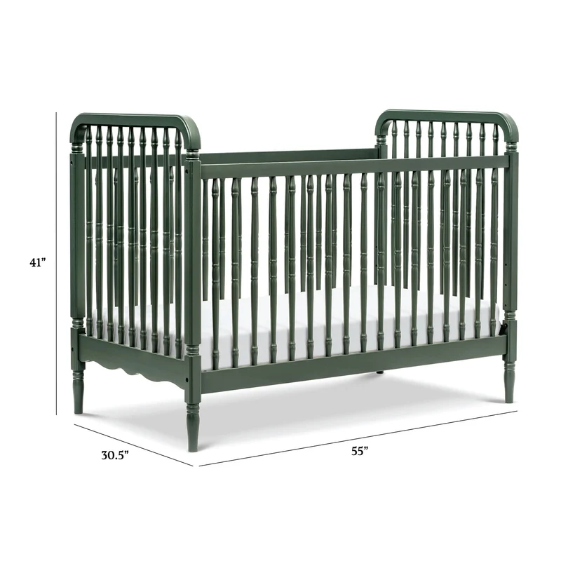 Couchette Convertible 3-en-1 Liberty avec Kit de Conversion- Vert Forêt