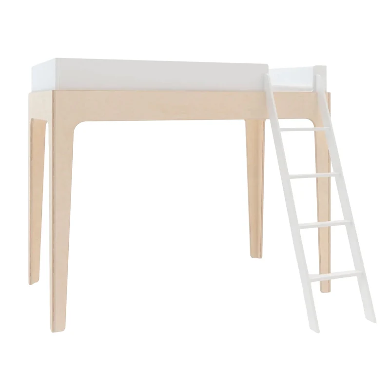 Lit Jumeau Loft Perch - Naturel/ Blanc