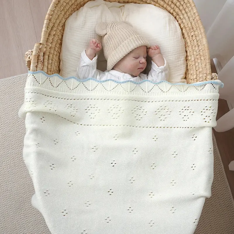 Couverture Bebe Tricot Fait Main