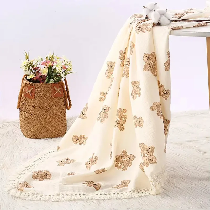 Couverture Bebe Mousseline