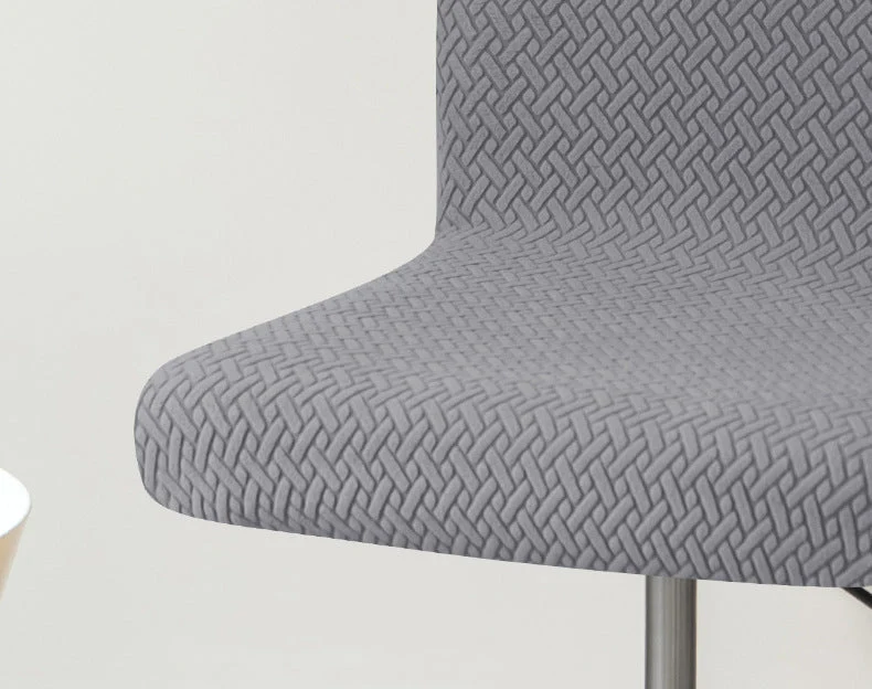 Housse de chaise de bar extensibles - jacquard damassé