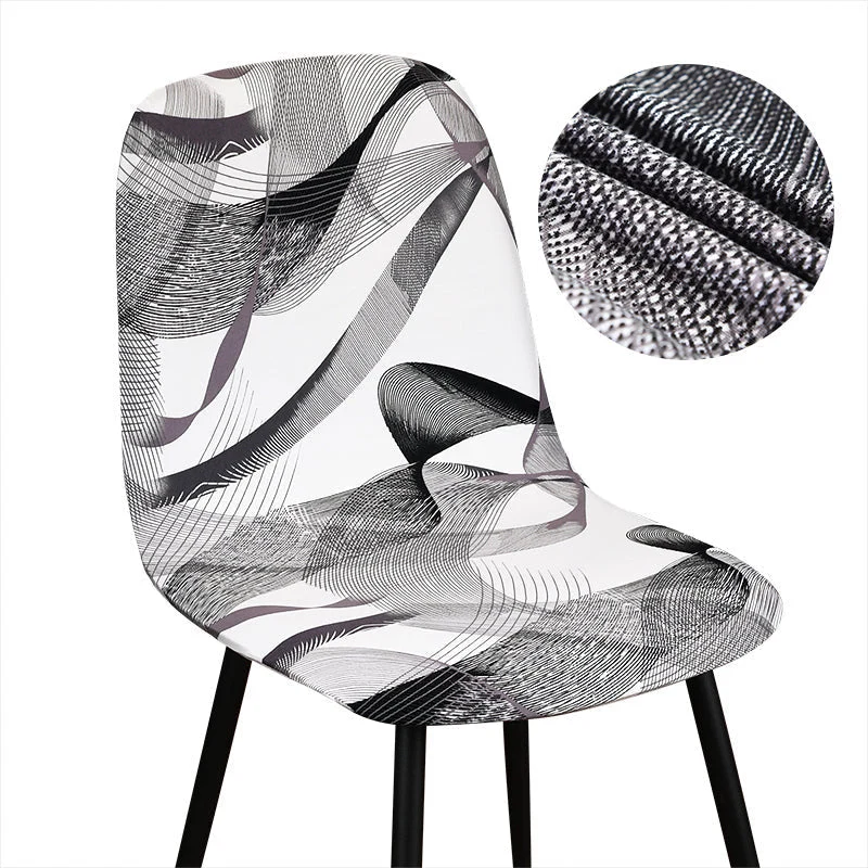Housse de chaise scandinave petit dossier (8 motifs)