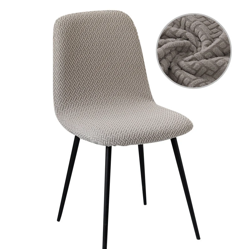 Housse de chaise scandinave petit dossier en jacquard