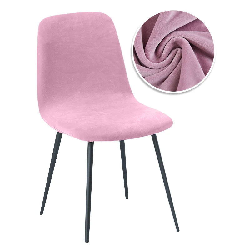 Housse de chaise scandinave petit dossier pur velours