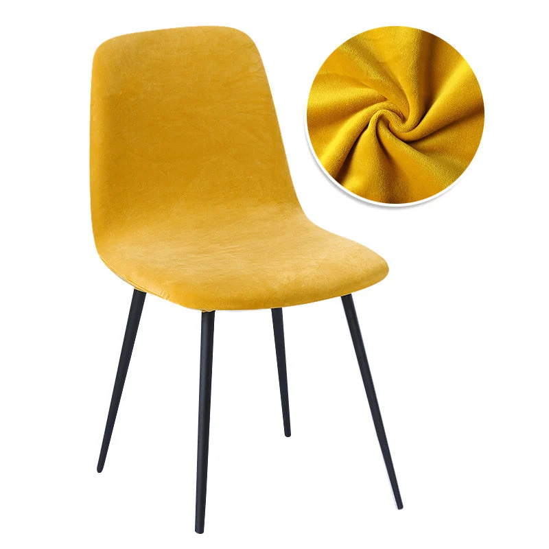 Housse de chaise scandinave petit dossier pur velours