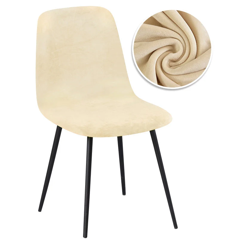 Housse de chaise scandinave petit dossier pur velours
