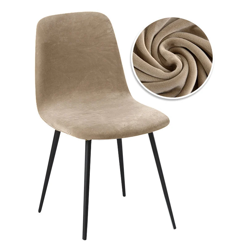 Housse de chaise scandinave petit dossier pur velours