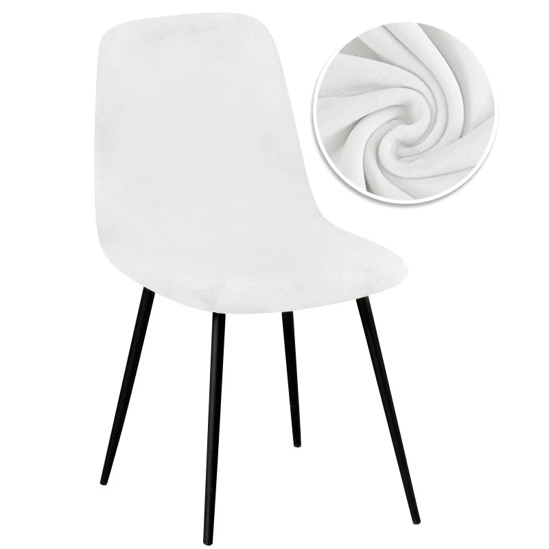 Housse de chaise scandinave petit dossier pur velours