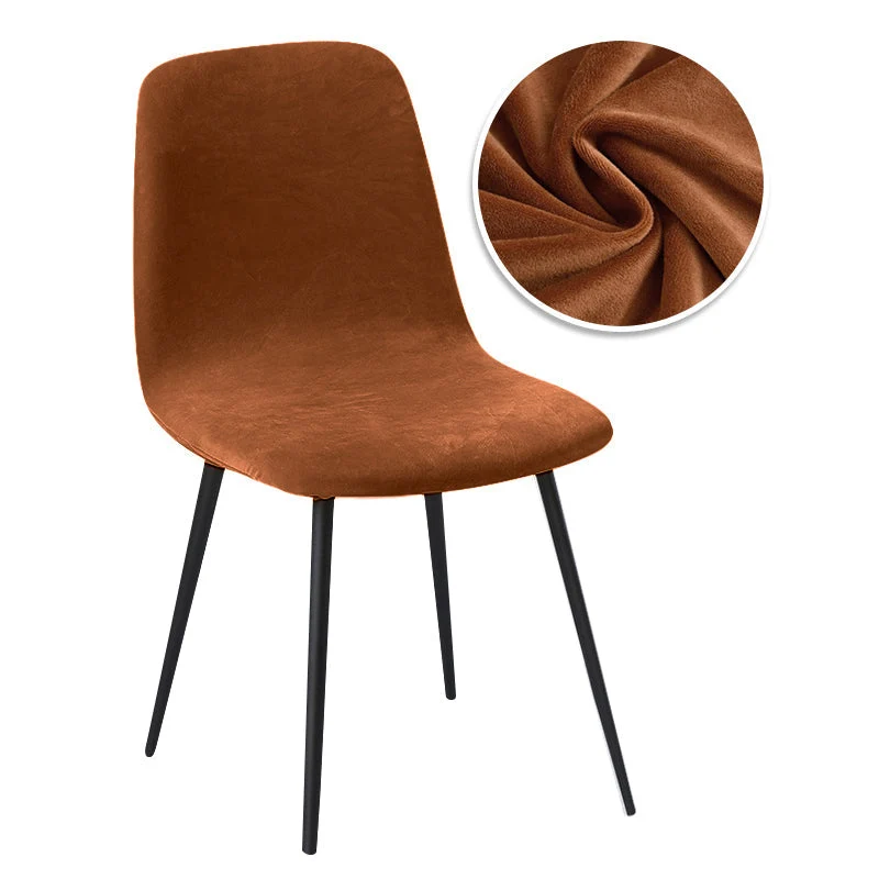 Housse de chaise scandinave petit dossier pur velours