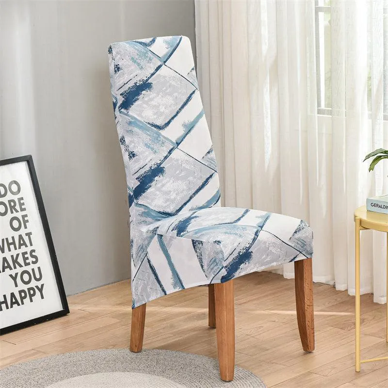 Housse de chaise haute extensible grand dossier (10 Motifs)