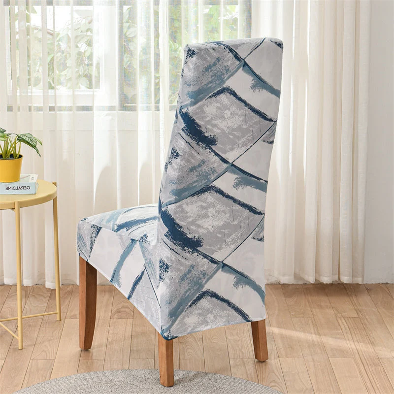 Housse de chaise haute extensible grand dossier (10 Motifs)