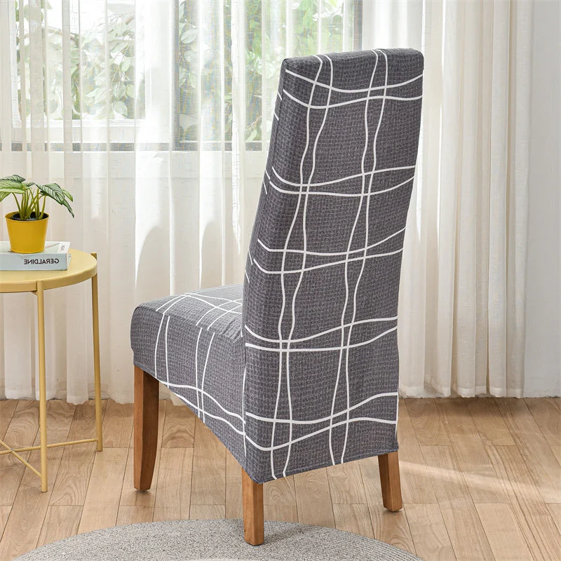 Housse de chaise haute extensible grand dossier (10 Motifs)