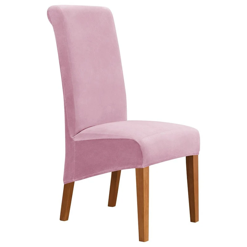 Housses de chaises hautes extensibles pur velours