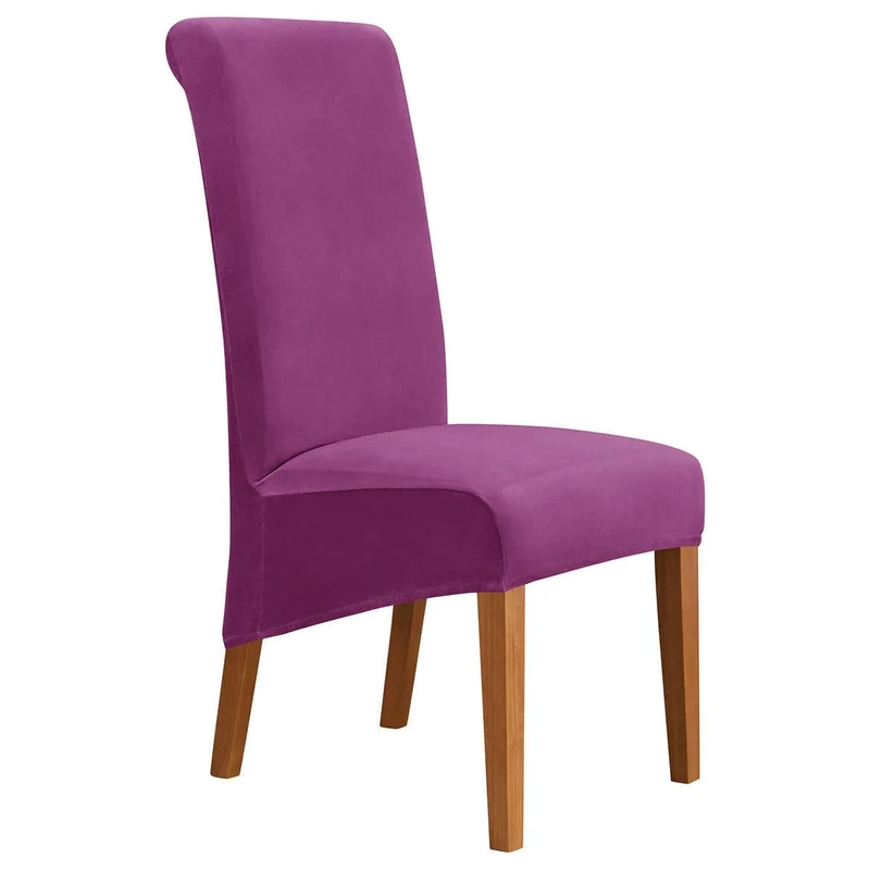 Housses de chaises hautes extensibles pur velours