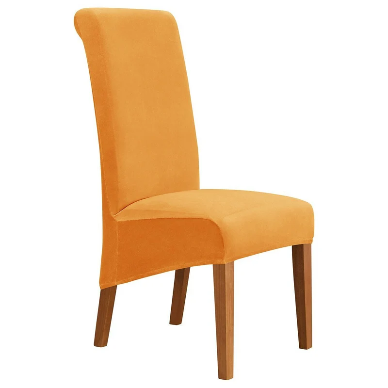Housses de chaises hautes extensibles pur velours