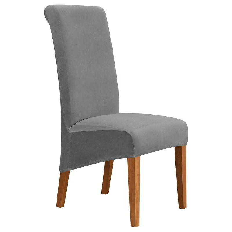 Housses de chaises hautes extensibles pur velours
