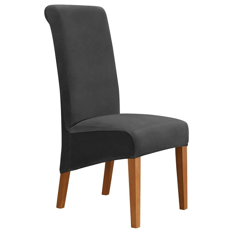 Housses de chaises hautes extensibles pur velours