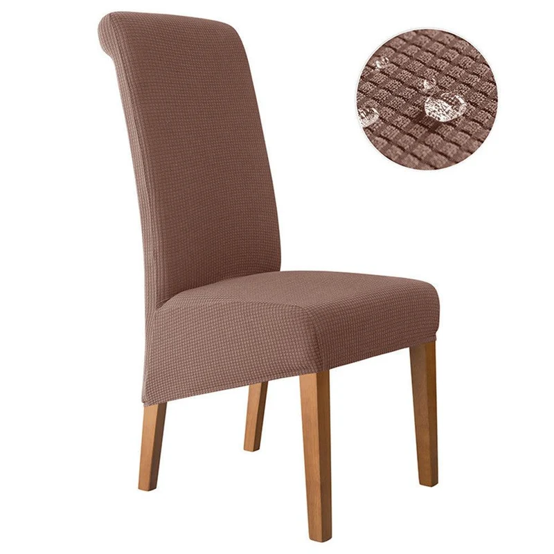 Housses de chaises hautes extensibles jacquard imperméable