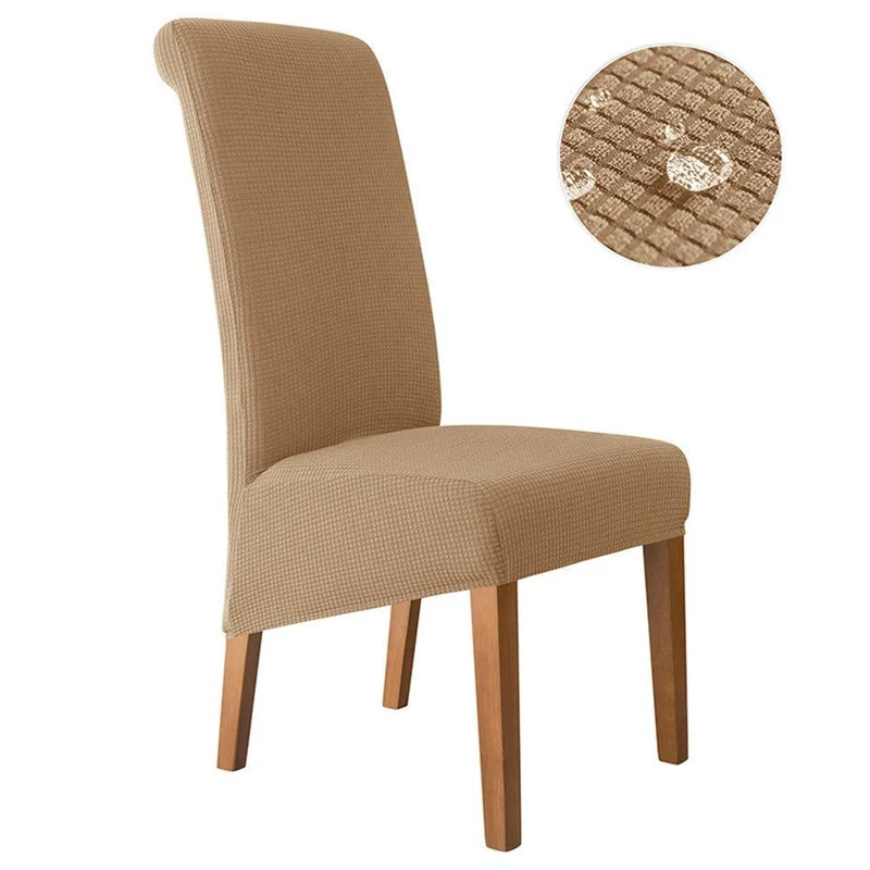 Housses de chaises hautes extensibles jacquard imperméable